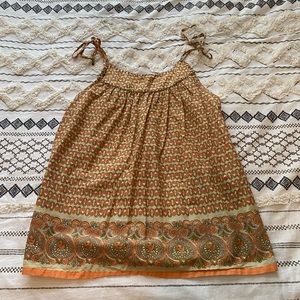 Vintage Lucky Brand 70’s print tank top size small